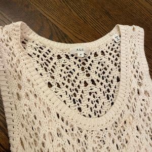 ALC maxi dress in a cream color, size medium